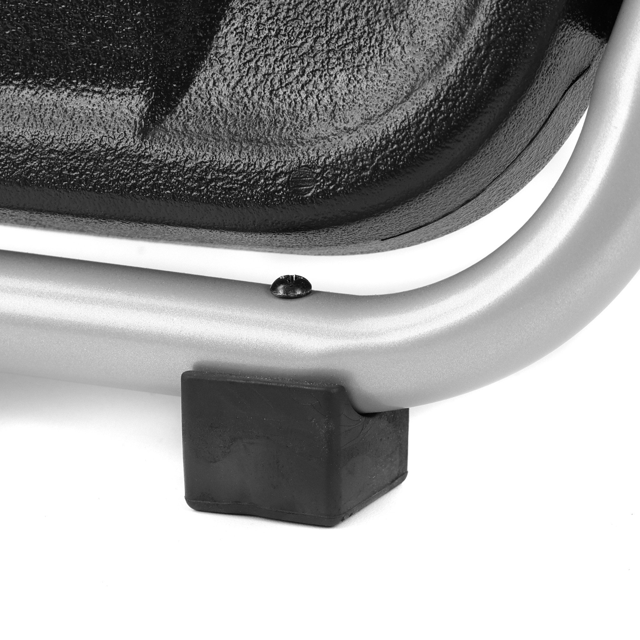 Benzin Hochdruckreiniger Standfuß Gummi vibrationsdämpfend Rahmen Rohrgestell Detail vorne