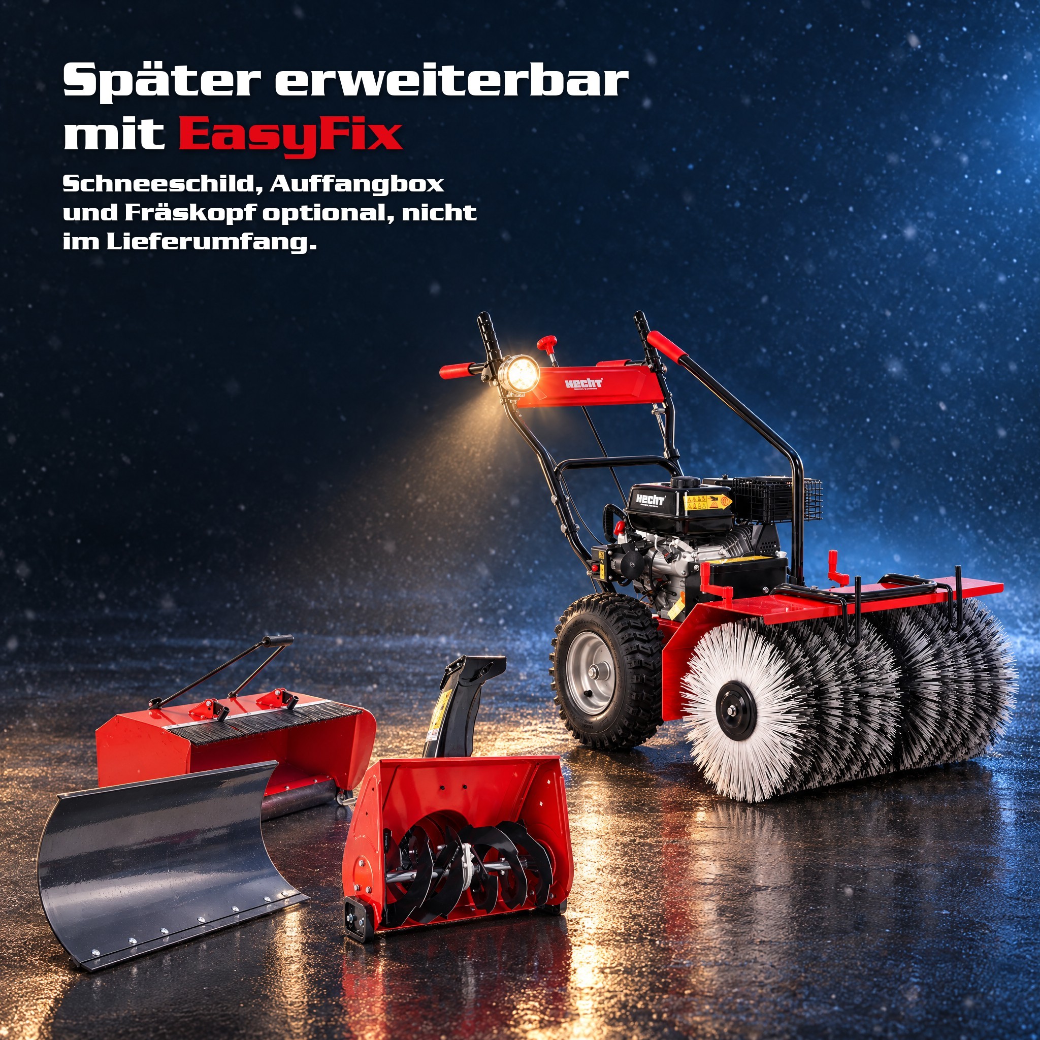 HECHT 8680 SE Benzin-Kehrmaschine Bild 3 (Dieses Bild wurde mit Hilfe von KI generiert.)