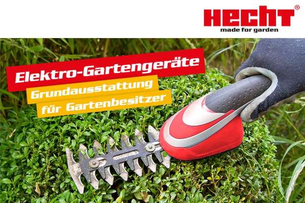 Grundausstattung von Elektro Gartengeräten