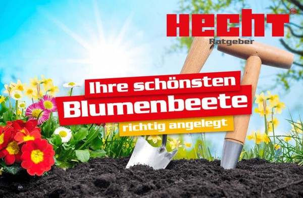 Ihre schönsten Blumenbeete richtig angelegt. (Dieses Bild wurde mit Hilfe von KI generiert.)