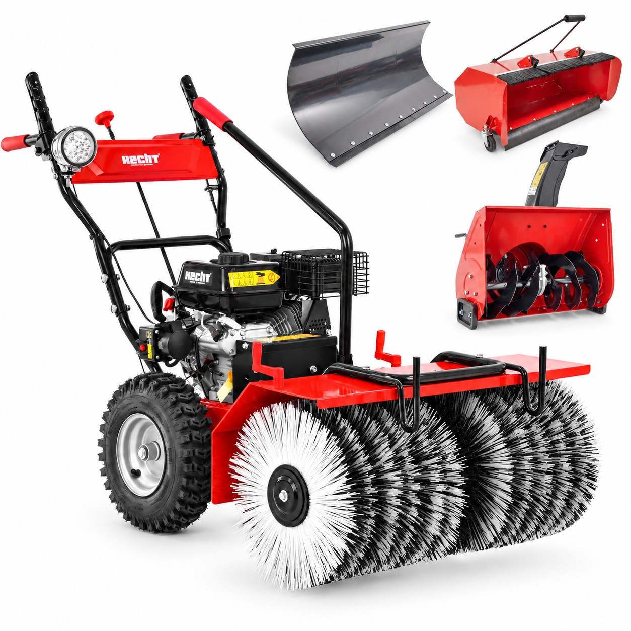 HECHT 8680 SE Set 7 Benzin-Kehrmaschine Titelbild (Dieses Bild wurde mit Hilfe von KI generiert.)