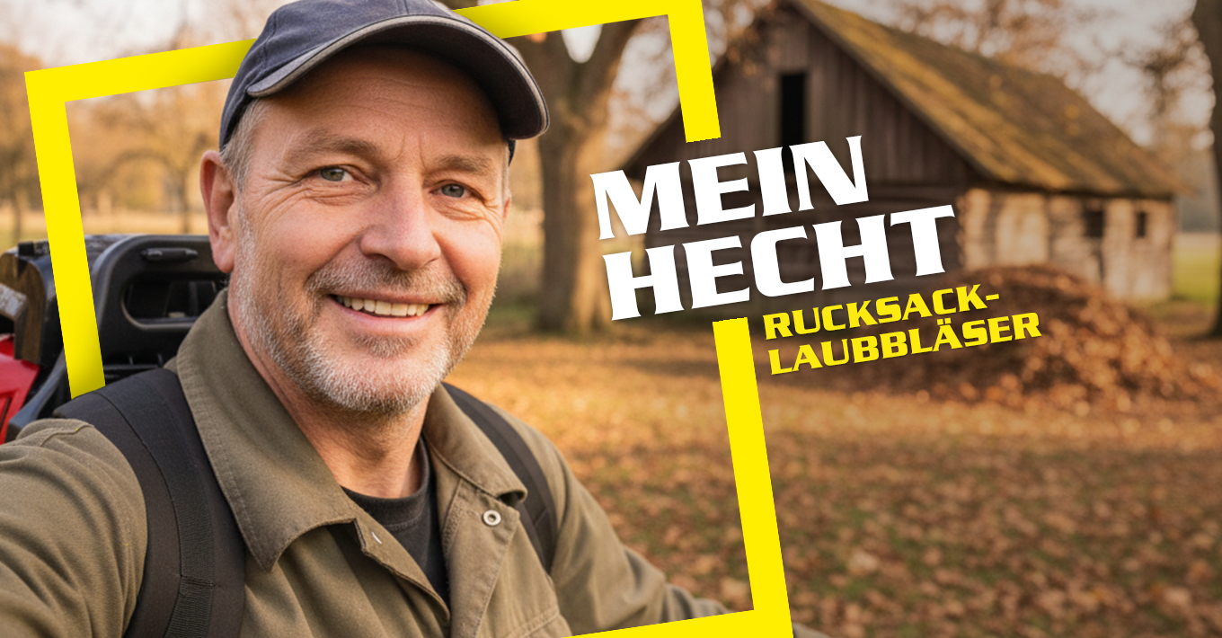 Rucksack-Laubbläser (Dieses Bild wurde mit Hilfe von KI generiert.)