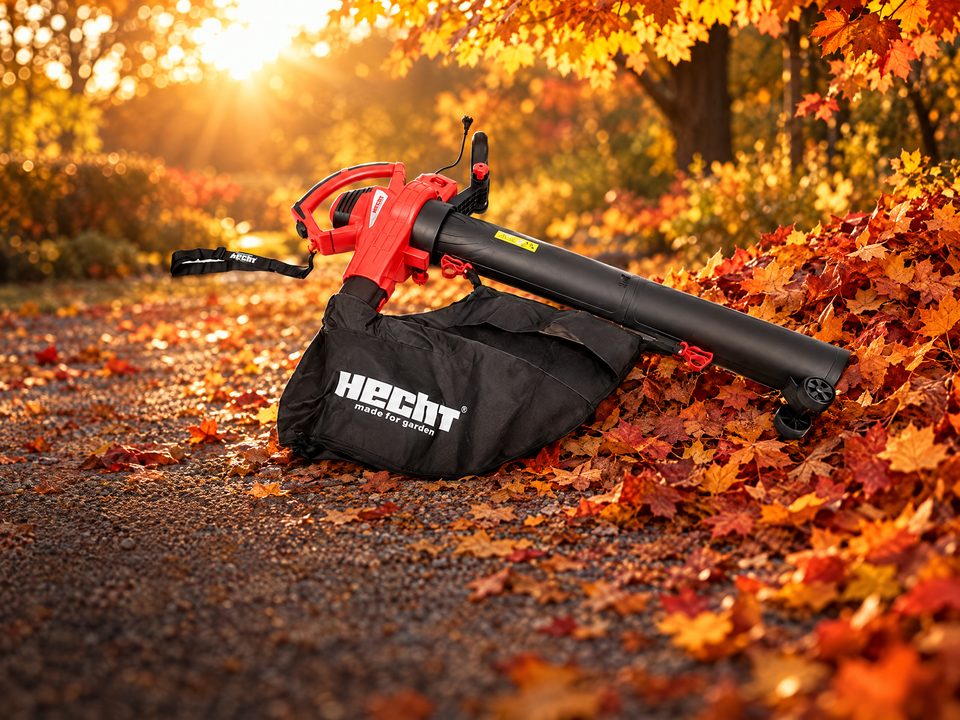 HECHT Laubsauger im Herbstlaub