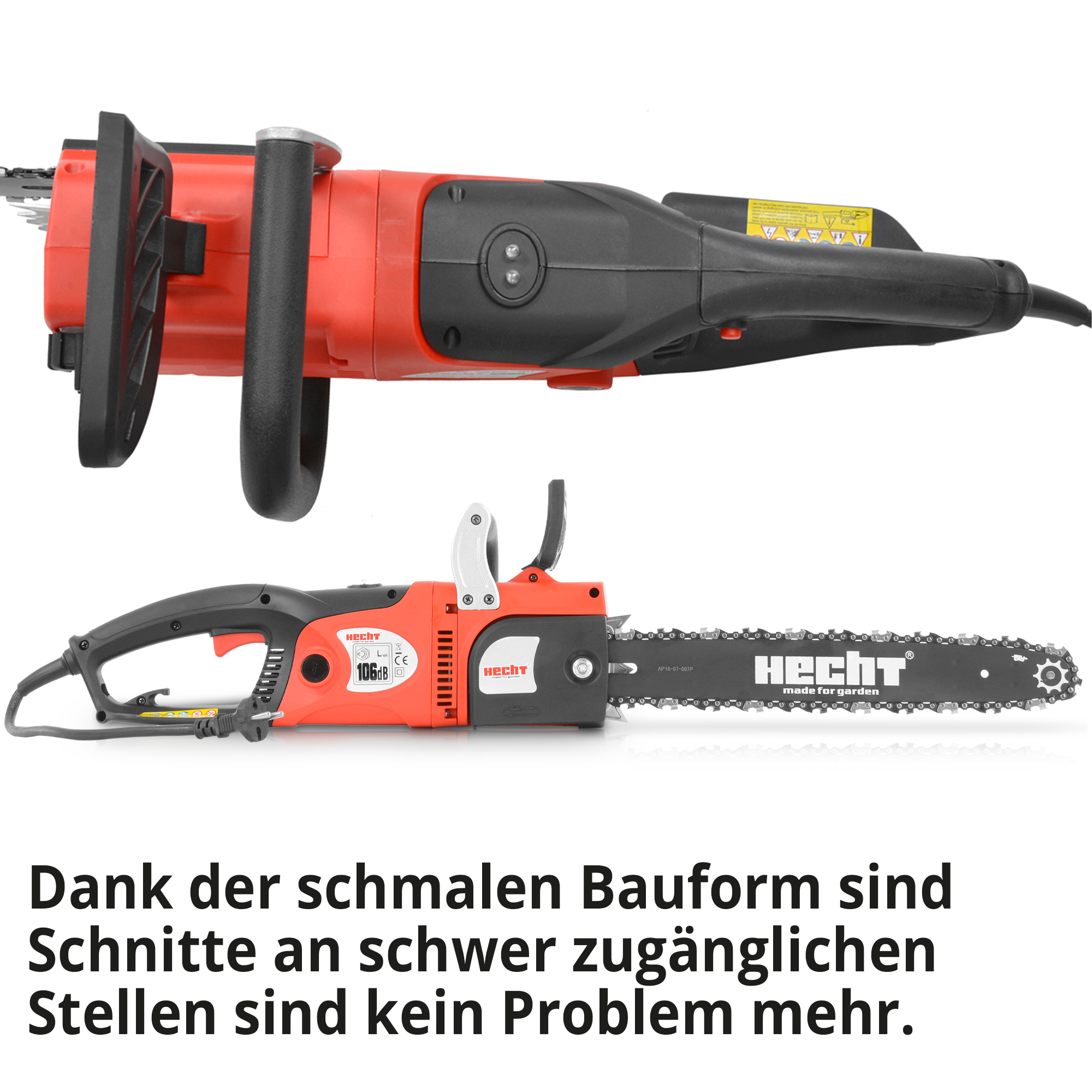 Kabelzugentlastung Halterung Stromkabel Sicherung Handgriff Elektro Kettensäge Detail