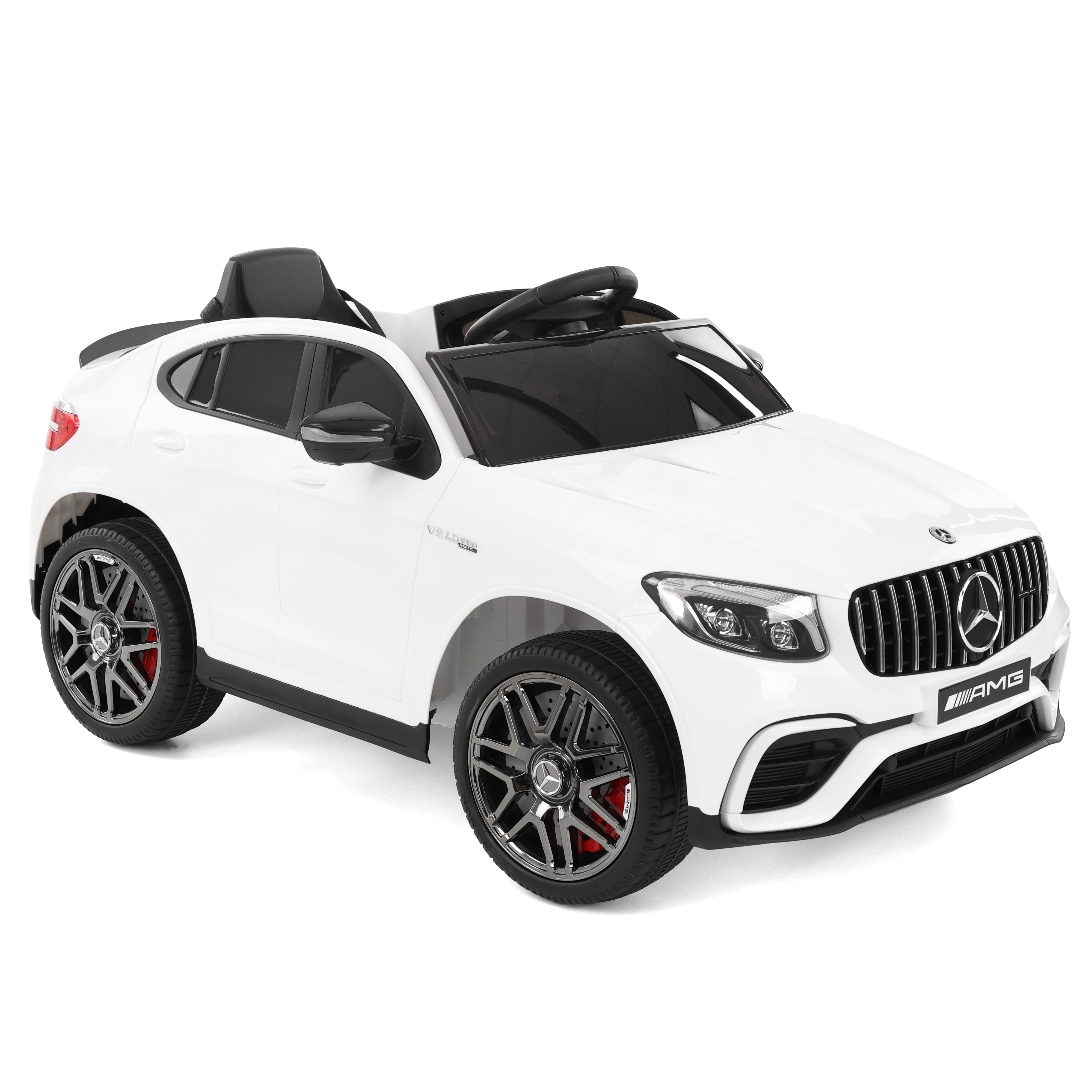 Hecht Mercedes GLC 63 S - weiß Kinder Fahrzeug  (Dieses Bild wurde mit Hilfe von KI generiert.)