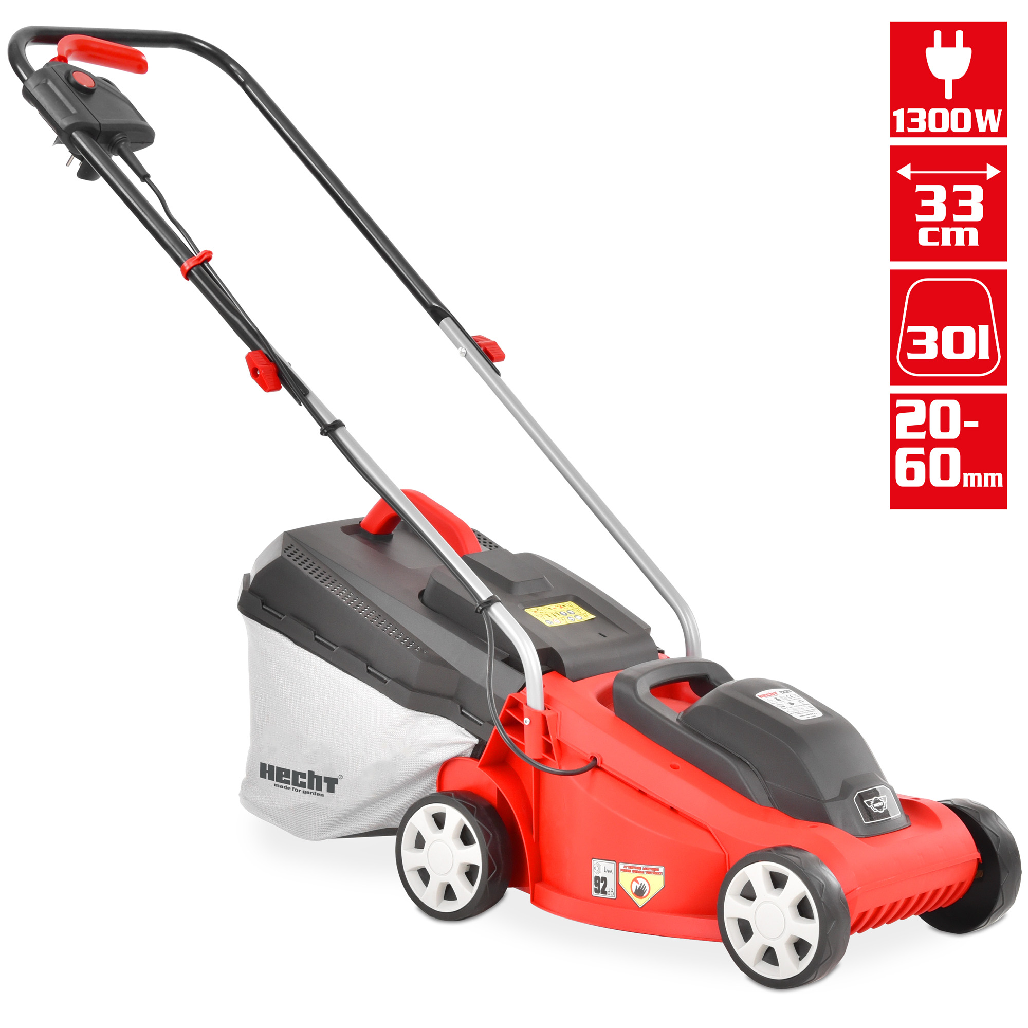 Rasenmäher Elektro 1300W 44cm 30L