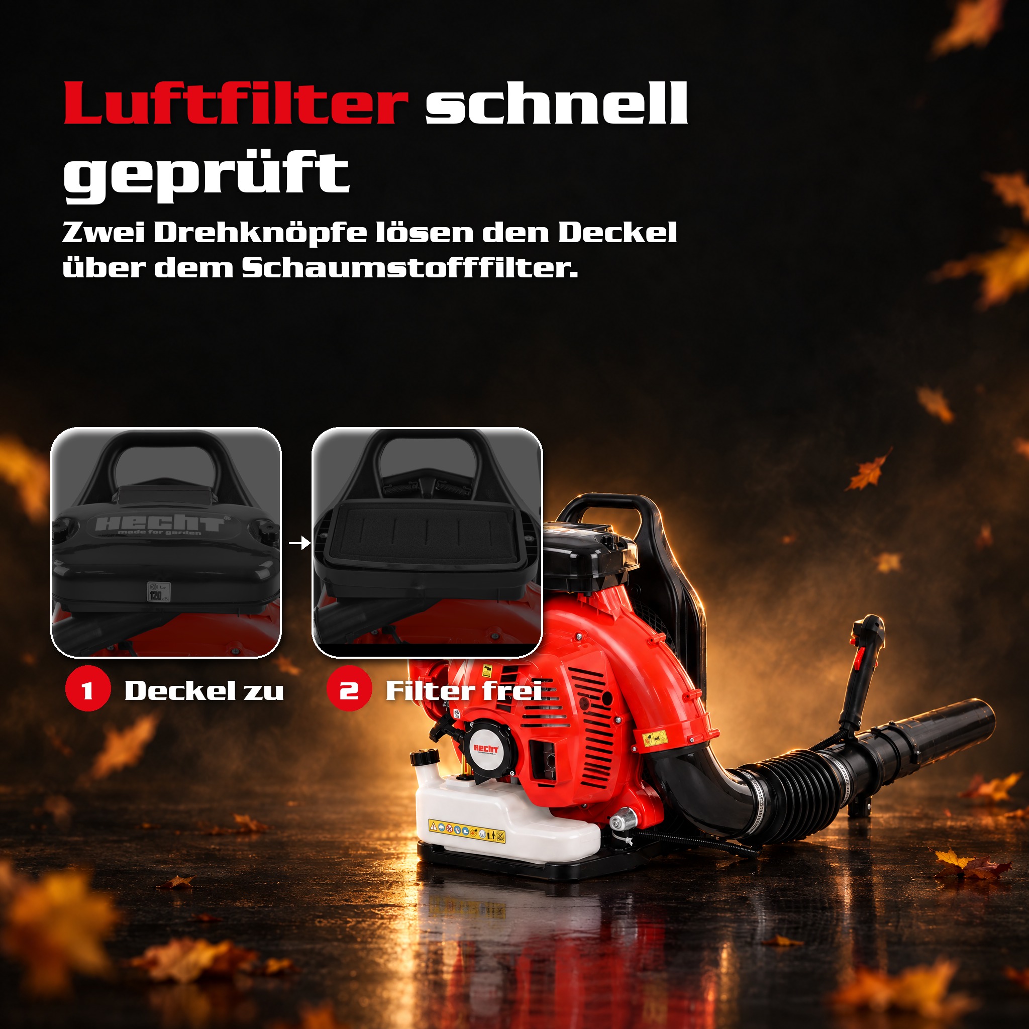 Luftfilter Wartung: Schnelle Prüfung des Schaumstofffilters am Gerät (Dieses Bild wurde mit Hilfe von KI generiert.)