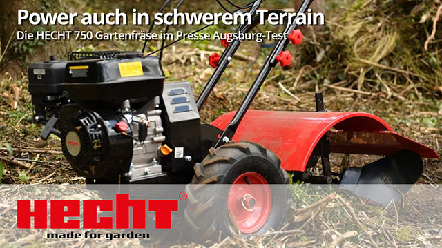 Hecht 750 Benzin Gartenhacke Mit Kraftvollem Motor