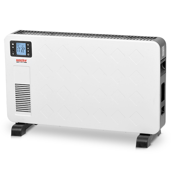 Hecht 3623 Radiateur électrique mobile chauffage 3niveaux de puissance  jusqu'à 2300 watts, écran LCD, télécommande, thermostat et minuterie au  design moderne : : Cuisine et Maison