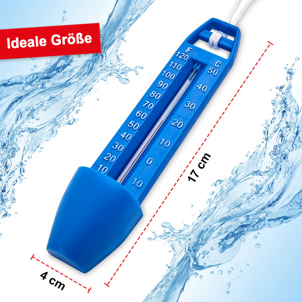 Thermometer mit 30 cm Fühler für Teich Pool Schwimmbad - , 14,99 €